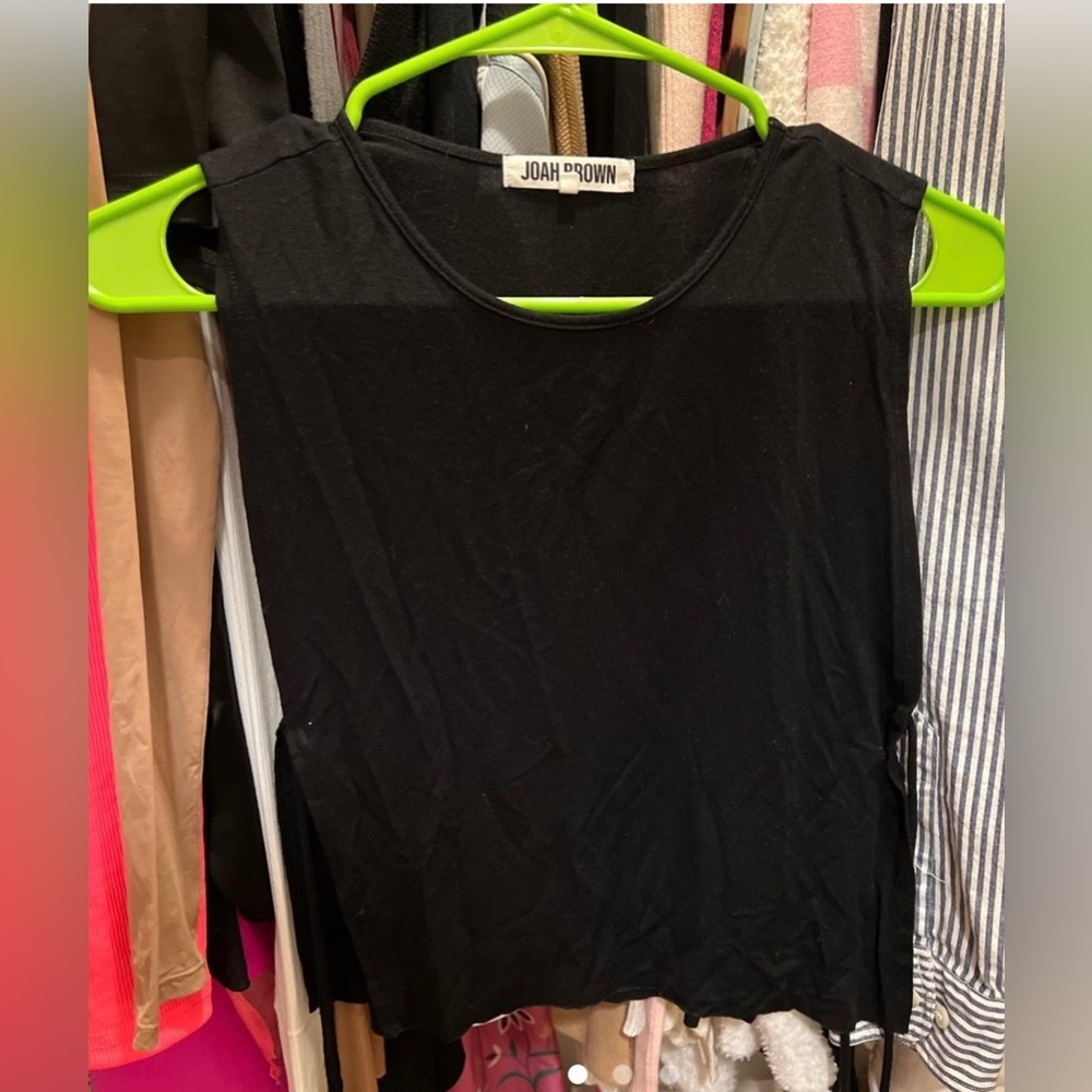 Joah brown tie side tank